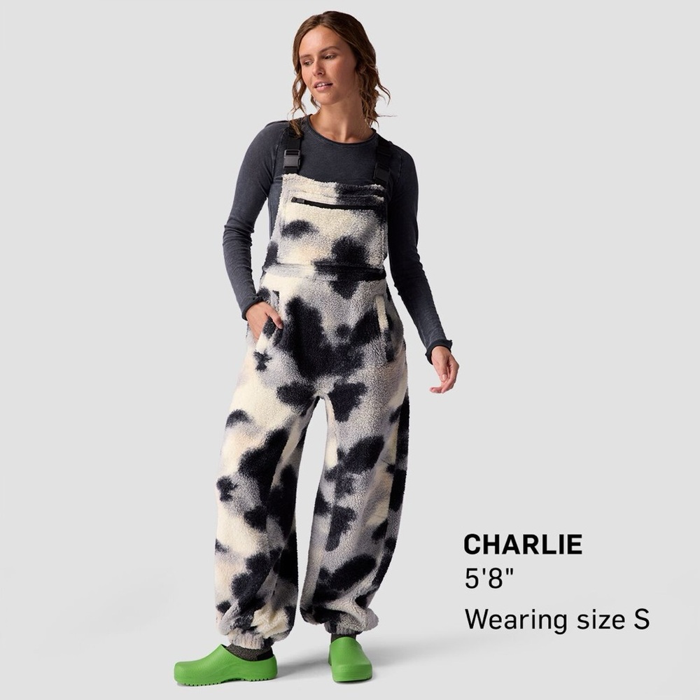 NWT Stoic Burdee Fleece Overalls